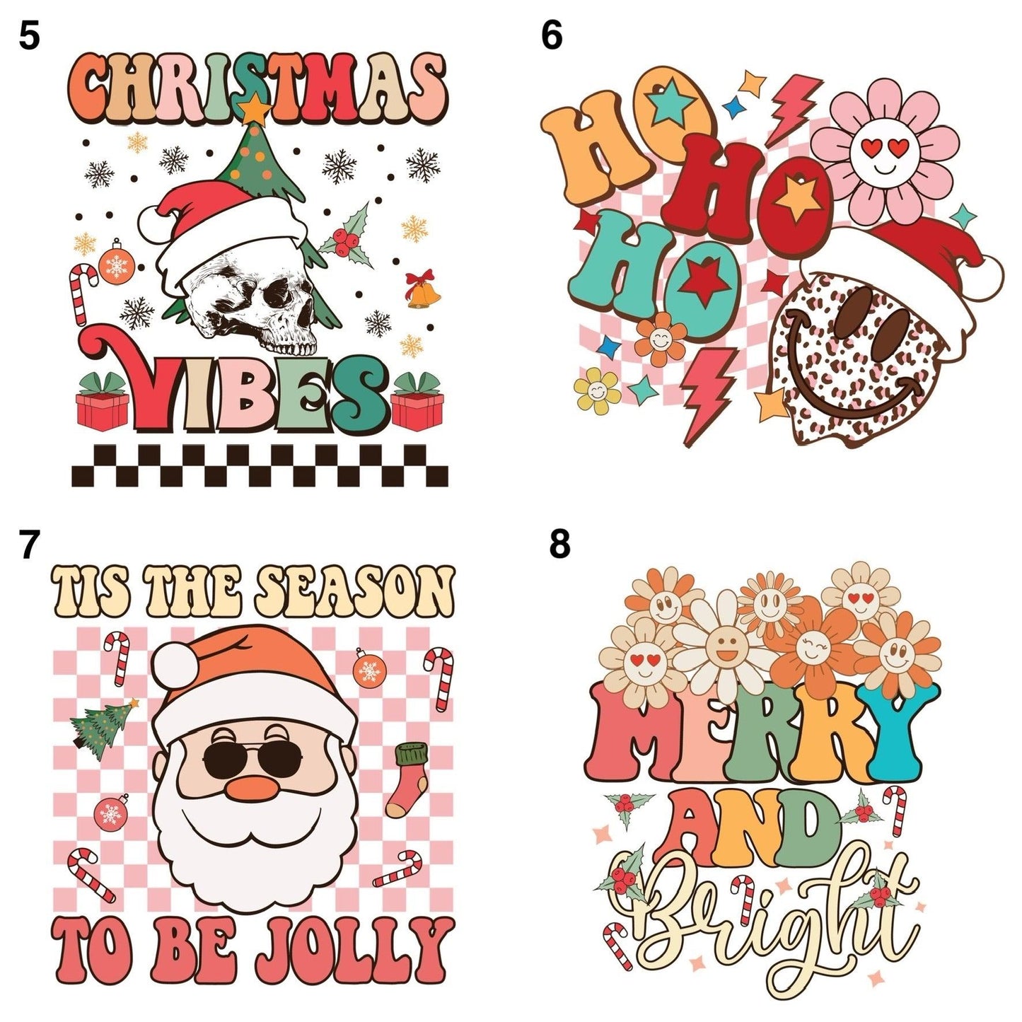 Christmas DTF Transfers