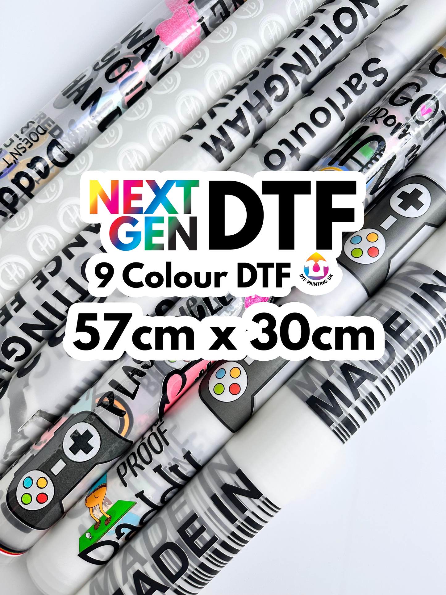 DTF Transfer Gang Sheet Over sized A3 57cm x 30cm