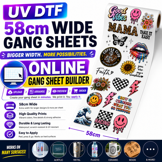 UV DTF Gang Sheet Builder