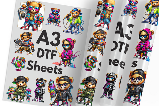 DTF Transfer Gang Sheet 42cm x 30cm