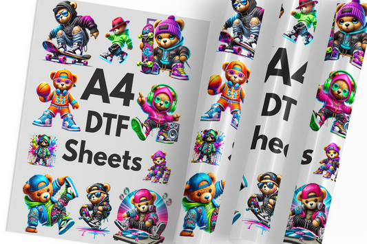 DTF Transfer Gang Sheet 30cm x 21cm