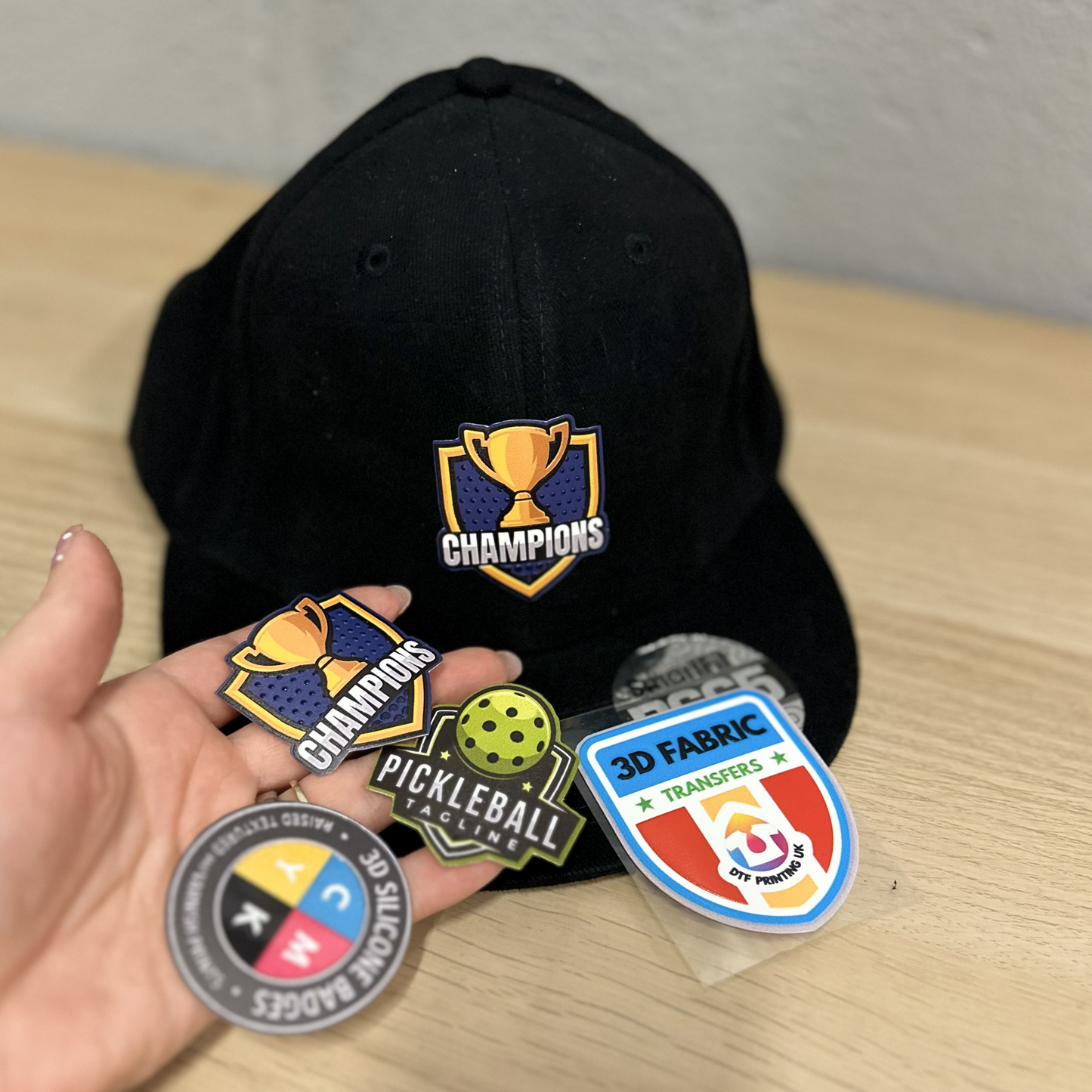 3D Fabric  Badges