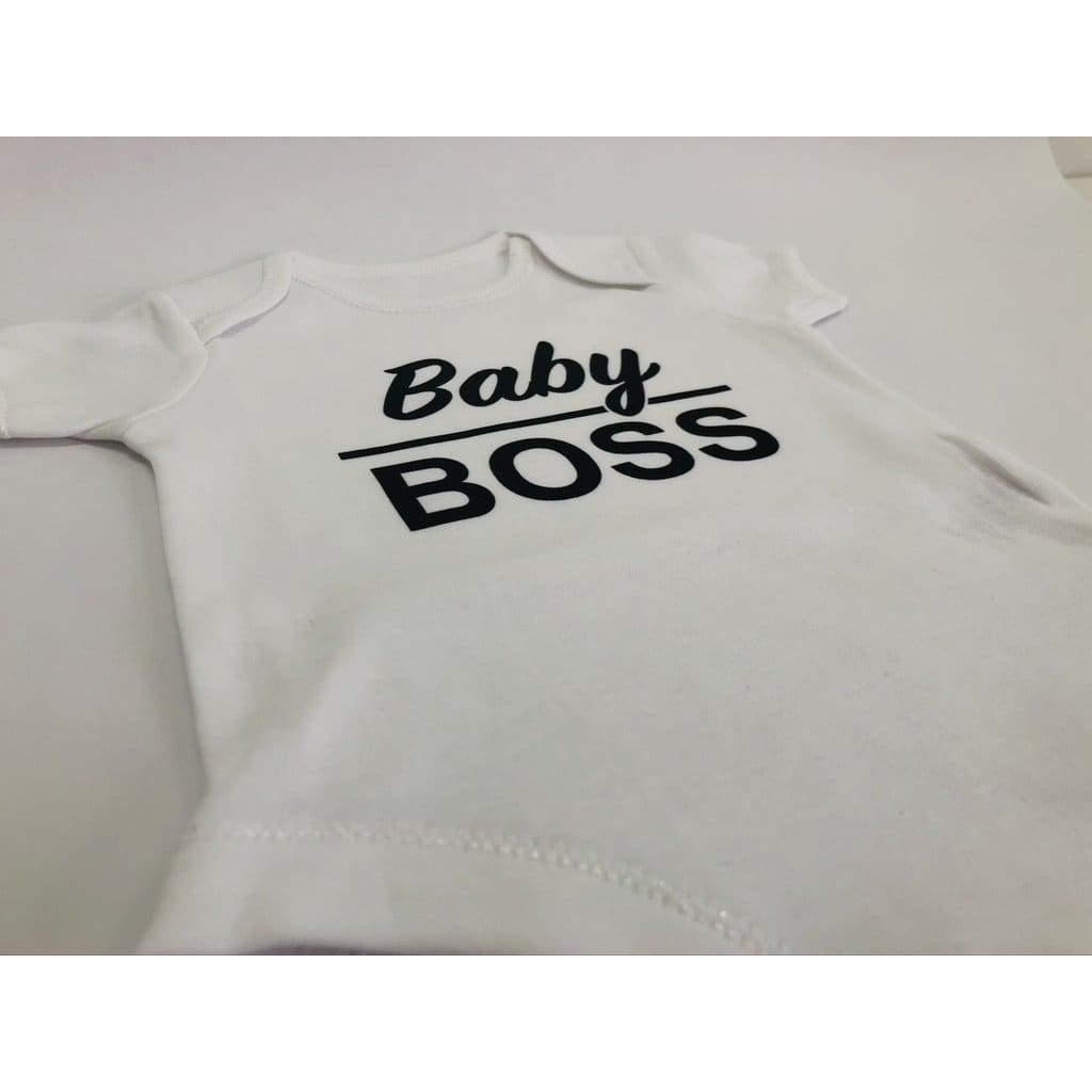 Baby Boss Baby Bodysuit Buy Online DTF Printing UK