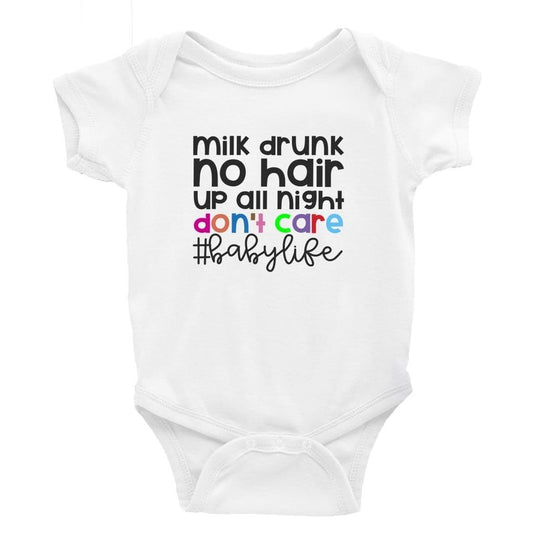 Baby Life - Baby Bodysuit Baby onesie Unisex baby vest Baby shower gift baby clothing store DTF Printing UK Handmade