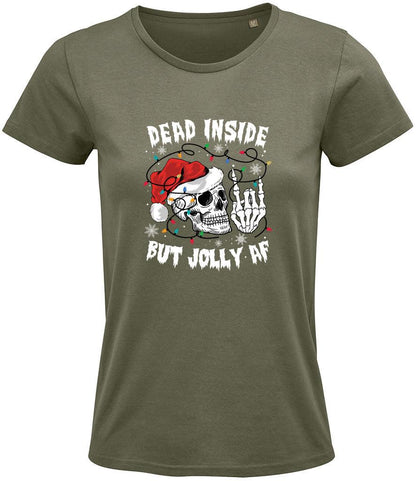 Dead inside by Jolly AF Ladies T-shirt