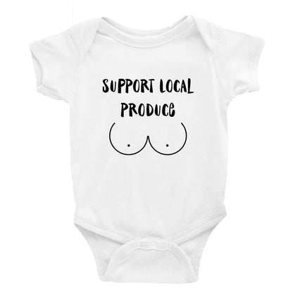 Support local produce Multiple Colour options - 0-3 Month / Short Sleeve / Plain Black - Baby Bodysuit Baby onesie Unisex baby vest Baby 